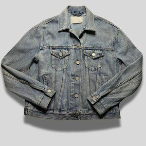 WILFRED FREE ARITZIA Bishamber Denim Jacket Womens Size XS